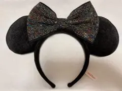 ミッキー耳カチューシャ カラフルリボン