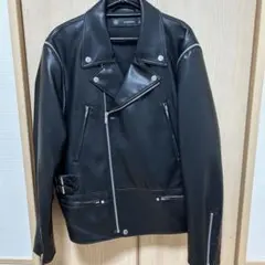 GU UNDERCOVER 2wayライダースジャケット ブラック