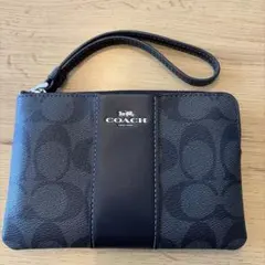 COACH ブラック コインケース
