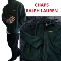 CHAPS RALPH LAUREN フリースジャケット ダークグリーン
