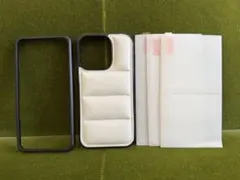 iPhone 14 Pro 中古ケース ガラスフィルム3枚 ガラスフィルム枠