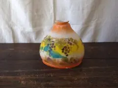 入手困難！Cascade工房 白石寿男／彫刻硝子ぐい呑／一点物
