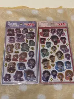 名探偵コナン　うるちゅるポップシール　２枚セット