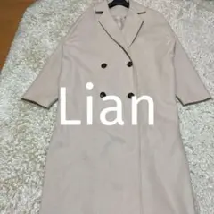 Lianリアン ダブルブレスト ロングチェスターコート