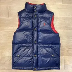 【美品】ラルフローレン リバーシブルダウンベスト