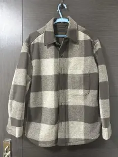 UNIQLO オーバーシャツジャケット（ブロックチェック） S