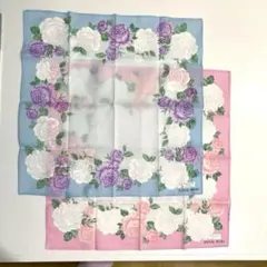 HANAÉ MORI 花柄ハンカチ 2枚セット