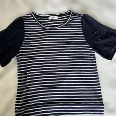 袖シースルーRew de Rewカットソーのサムネイル