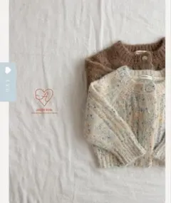 【期間限定価格】韓国子供服 aladinkids ニット カーディガン