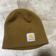 Carhartt ブラウン ニット帽 ワンサイズ