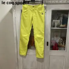 ルコックスポルティフ ゴルフコレクション パンツ 9 イエローマスタード系