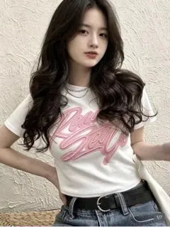 SHEIN 半袖 Tシャツ ホワイト　Mサイズ