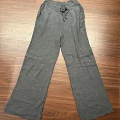 ウォッシャブルニットリブパンツ UNIQLO