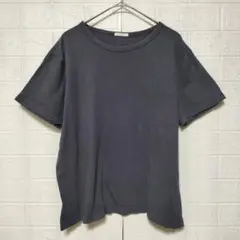GU ジーユー (L)　コットンクルーネックT　半袖　レディース