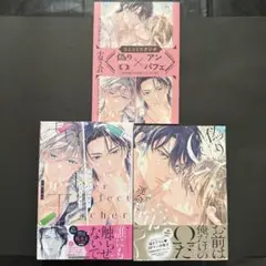 偽りΩは運命に啼く/アンパーフェクト・ティーチャー 2冊 コミコミスタジオ特典付