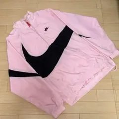 NIKE ナイロンジャケット ハーフジップ ピンクのサムネイル