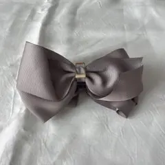 バレッタ バナナクリップ　グレージュ