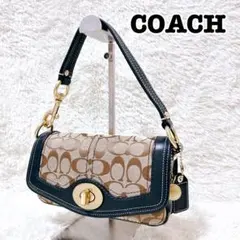 極美品　COACH Legacy Hand Bag Signature 65th