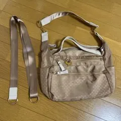 SAC ショルダーバッグ ドット柄 ベージュのサムネイル