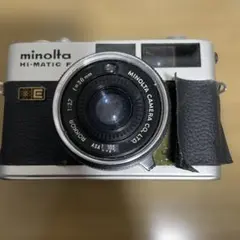 ⁠【動作確認済】ミノルタ HI-MATIC 初代フィルムカメラ ケース付 稀少⁠ 動作確認済】ミノルタ HI-MATIC 初代フィルムカメラ ケース付 稀少