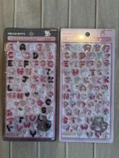 ボンボンドロップシール　キティ　マイメロディ 文字　正規品