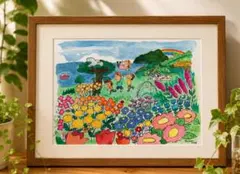 11月末まで レイモン・ペイネ リトグラフ お花のプロポーズ サイン入り