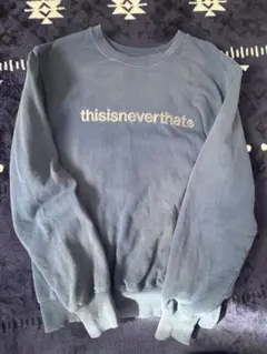 thisisneverthat クルーネック スウェット ブルー　ネバザのサムネイル