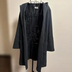 PLST プラステ ロングカーディガン フード Mサイズ グレーのサムネイル