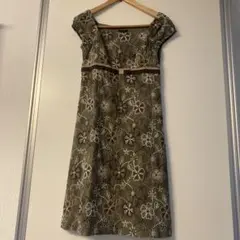 TOCCA トッカ 花柄刺繍 半袖ワンピース サイズ0 - メルカリ