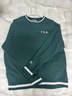 FILA ダークグリーン スウェット BIENNA ITALIA