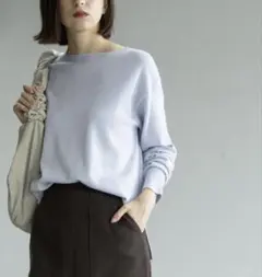 新品未使用 オペークドットクリップ　ニットエクストラファインメリノウール34