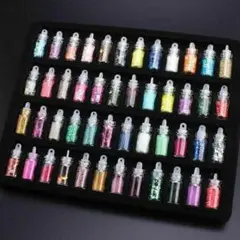 封入パーツ レジン ネイル スライム 発砲ビーズ ミニボトルセット