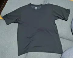 ユニクロ／ドライEXクルーネックTシャツ 【XLサイズ・ダークグレー】その2