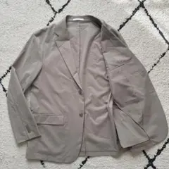 美品　ユニクロ　感動ジャケット　テーラード　ベージュ　XL 453852