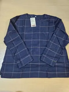 新品☘️無印良品☘️両面起毛フランネルブラウスXL