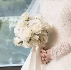 ウェディングブーケ（ブートニア付）