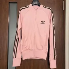 didas オリジナルストラックジャケット ピンク ブラウン XS 美品