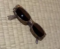 Dior クリアピンク サングラス 装飾付き