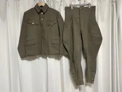 九八式軍衣　軍袴　憲兵　伍長　襟章　実物　セット　初期カーキ　五號 九八式軍衣 軍袴 憲兵 伍長 襟章 実物 セット 初期カーキ 五號