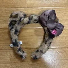 ヒョウ柄キティーのカチューシャ