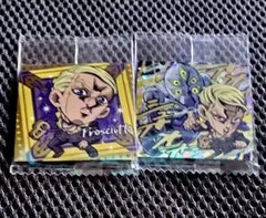 ジョジョの奇妙な冒険シールウエハース　プロシュート　Ｔ・Ｇ・Ｄ　２枚　未開封