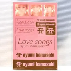 浜崎あゆみ Love songs ステッカー　シール　TA