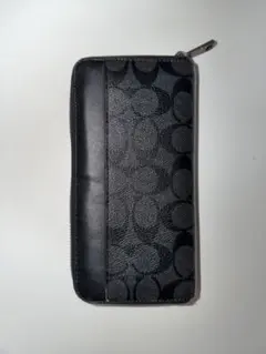 Coach ブラックレザー 長財布