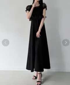 JUNOAH チュールビスチェ＋キャミワンピースset MEDIUM