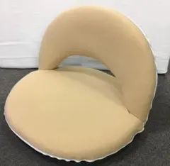 ベージュ ハーフムーン型座椅子のサムネイル