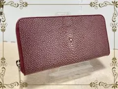★簡易梱包版★【新品・高級品】ガルーシャ長財布　ポリッシュ　ワインレッド