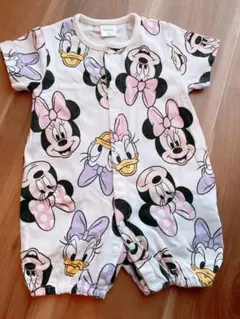 バースデイ　ディズニー ミニー　デイジー　ロンパース futafuta 70