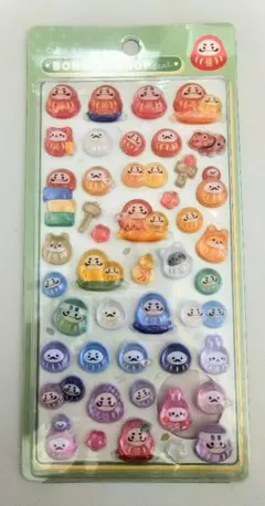 正規品　ボンボンドロップシール 新作 和柄 だるま