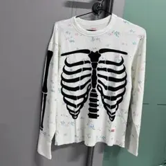 supreme サーマル スケルトン 白 - メルカリ