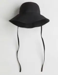 【新品】エイチアンドエム☆ストラップ付ハット ストラップリボン付きハット